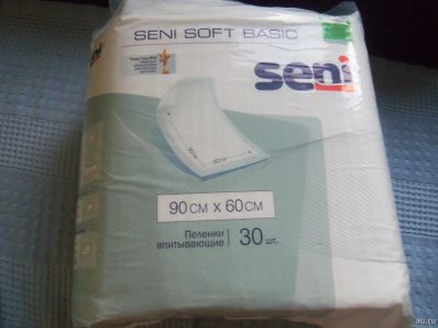 Лот: 14716543. Фото: 1. Пелёнки впитывающие Seni soft... Реабилитация, уход за больными