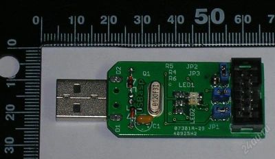 Лот: 1319218. Фото: 1. Программатор USBAsp (AVR). Микроконтроллеры