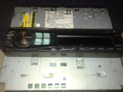 Лот: 2007024. Фото: 1. MP3 receiver alpine cde-9846r. Автомагнитолы