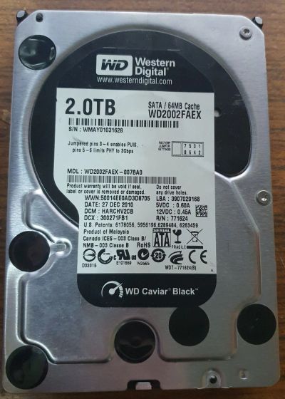 Лот: 17275435. Фото: 1. Винчестер 2Тб. Жёсткие диски (HDD)