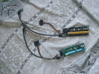 Лот: 14574709. Фото: 1. Райзер Райзера Riser molex. Шлейфы, кабели, переходники