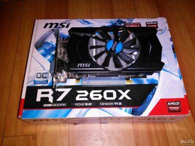 Лот: 8514528. Фото: 1. Еще одна Radeon r7 260x 2GB OC... Видеокарты