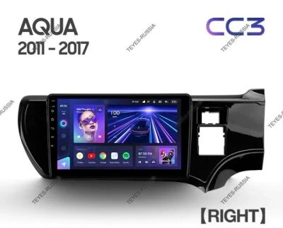 Лот: 20760529. Фото: 1. Магнитола Teyes CC3L Toyota Aqua... Автомагнитолы