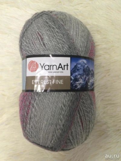 Лот: 9848956. Фото: 1. Пряжа Yarnart Everest Fine , 30... Ткани, нитки, пряжа