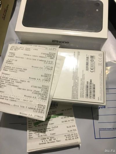 Лот: 9100108. Фото: 1. iPhone 7 128 gb a1778 black. Смартфоны