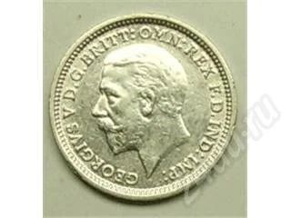 Лот: 22602. Фото: 1. Великобритания. 3 пенса 1935г... Красноярск