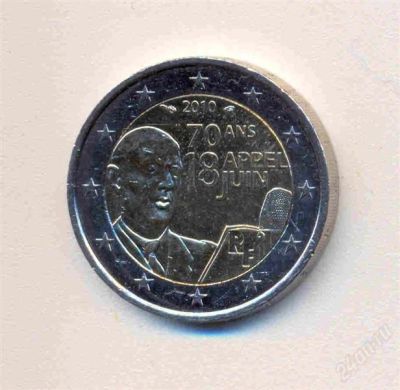 Лот: 1683760. Фото: 1. 2 евро Юбилейка. 70 лет воззванию... Европа
