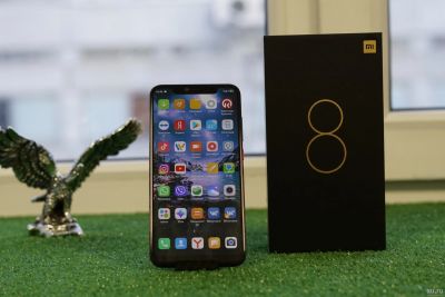 Лот: 16222017. Фото: 1. Xiaomi mi 8 PRO transparent titanium... Смартфоны