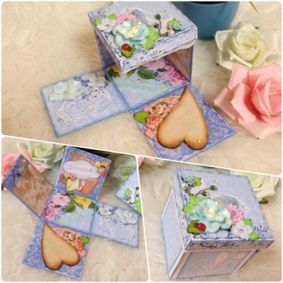 Лот: 7628041. Фото: 1. Magic box, коробочка для денег... Скрапбукинг