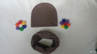 Лот: 9456629. Фото: 1. Шапка+снуд взрослые. Головные уборы