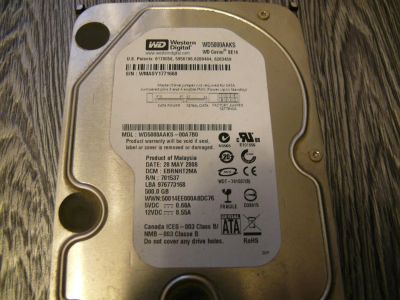 Лот: 7259349. Фото: 1. Жесткий диск HDD Sata 3.5" Western... Жёсткие диски (HDD)
