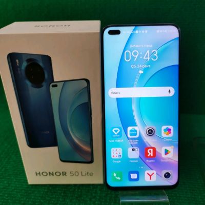 Лот: 19466548. Фото: 1. Телефон Honor 50 Lite 6/128gb... Смартфоны