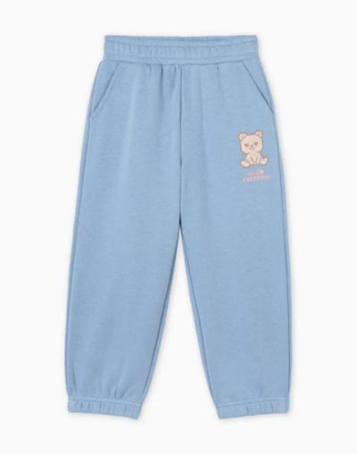 Лот: 24429666. Фото: 1. Голубые спортивные брюки Baggy... Спортивная одежда