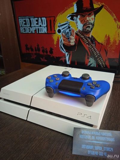 Лот: 18032785. Фото: 1. Sony PlayStation 4 500gb Прошитая... Игровые приставки, консоли