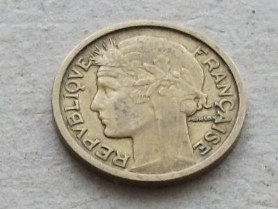 Лот: 19857591. Фото: 1. Монета 1 франк один Франция 1933... Европа