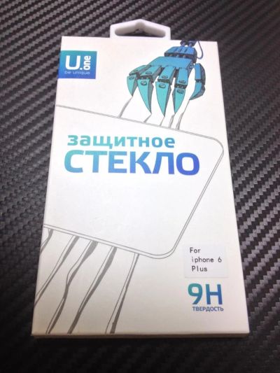 Лот: 5115352. Фото: 1. Защитное стекло U.one / iPhone. Защитные стёкла, защитные плёнки