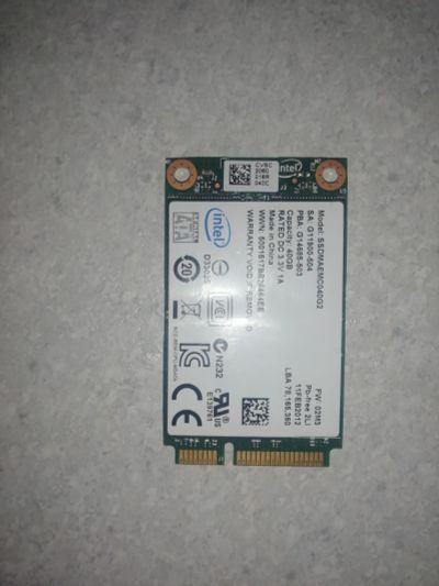 Лот: 19395937. Фото: 1. SSD intel 40Gb. SSD-накопители