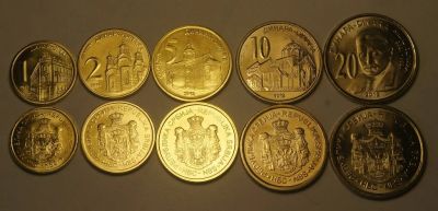 Лот: 4217793. Фото: 1. Сербия. Набор из 5 монет 2012-2013... Наборы монет