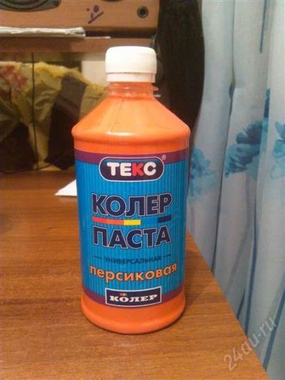 Лот: 2298824. Фото: 1. колер-паста универсальная "текс... Краски, лаки, растворитель