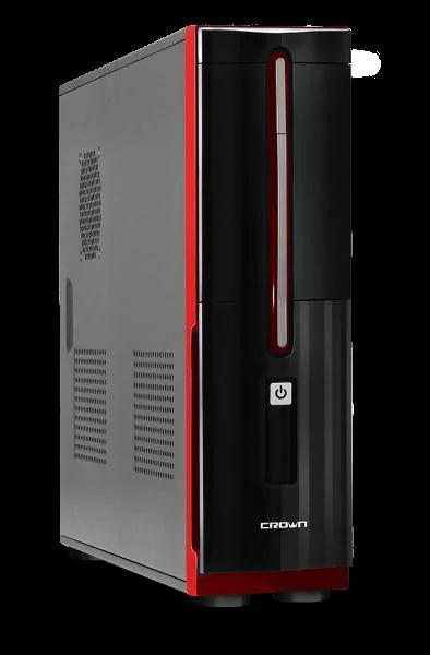 Лот: 3526235. Фото: 1. Корпус Slim CROWN CM-MC-03 black... Корпуса, блоки питания
