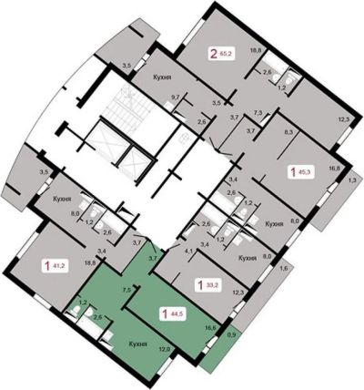 Лот: 4395292. Фото: 1. Продам 1-ком Курчатова 5 БСМП. Квартиры, студии