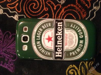 Лот: 2549484. Фото: 1. Чехол Galaxy s3 Heineken. Чехлы, бамперы