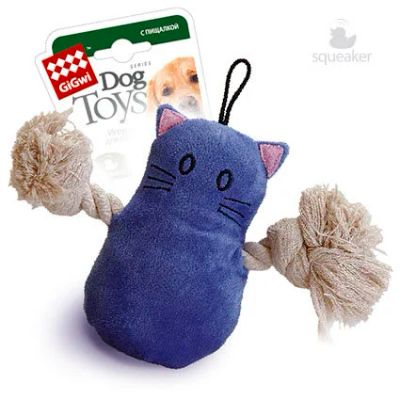Лот: 15054949. Фото: 1. Игрушка Кот с пищалкой для собак... Игрушки для животных