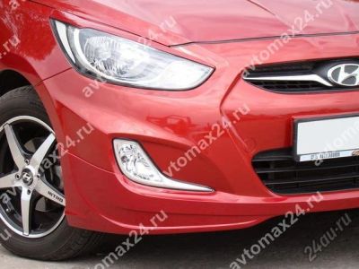 Лот: 5834598. Фото: 1. Юбка переднего бампера, №1, Hyundai... Детали тюнинга
