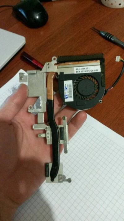 Лот: 10904433. Фото: 1. Lenovo IdeaPad U165 радиатор охлаждения. Системы охлаждения