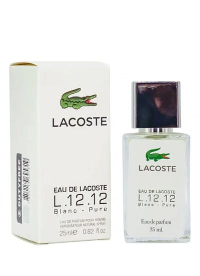 Лот: 25793118. Фото: 1. Lacoste L.12.12 Blanc Pure 25мл. Мужская парфюмерия