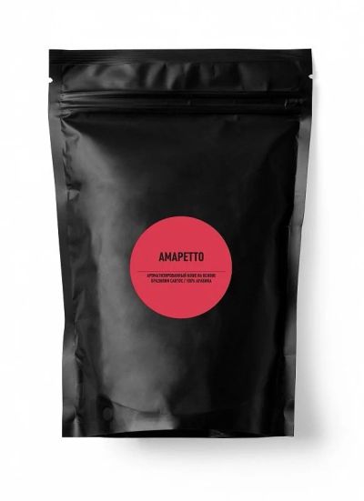 Лот: 11930698. Фото: 1. Кофе в зернах Tasty Coffee Амаретто... Чай, кофе, какао