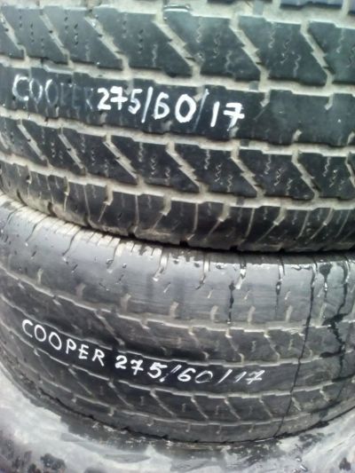 Лот: 10241502. Фото: 1. 275/60 R17 Cooper пара. Шины