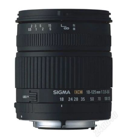 Лот: 2829483. Фото: 1. Sigma AF 18-125mm f/3.5-5.6 DC... Объективы