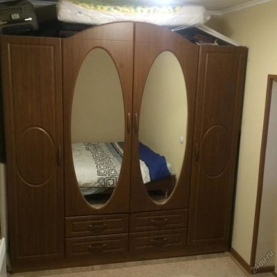 Лот: 5889323. Фото: 1. шкаф с зеркалом возможна доставка... Шкафы, шкафы-купе