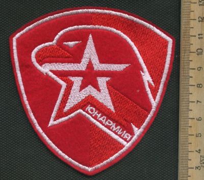 Лот: 17295121. Фото: 1. шеврон нарукавный Юнармия ,новый. Нашивки, шевроны, погоны