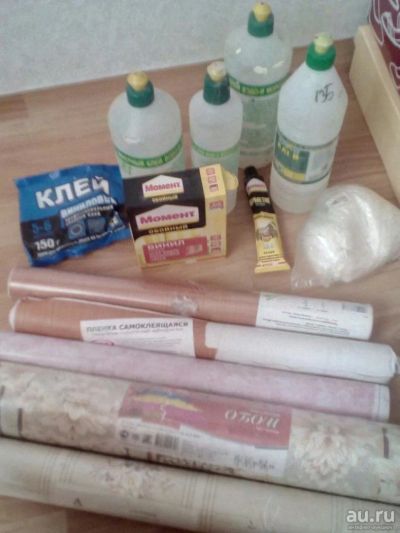 Лот: 8059973. Фото: 1. Обои рулоны новые и обрезки, самоклейка... Обои, панели, ДВП, ДСП, МДФ