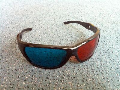 Лот: 1020353. Фото: 1. 3D очки. Красно-синие, пластиковые... Другое (аксессуары)