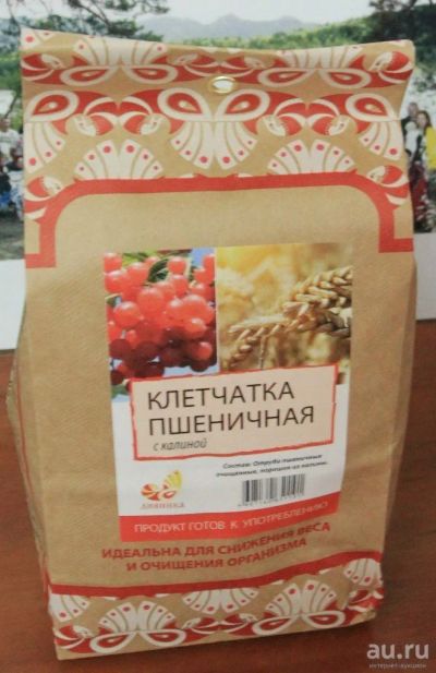 Лот: 10172226. Фото: 1. Клетчатка пшеничная с Калиной... Народная медицина, БАДы