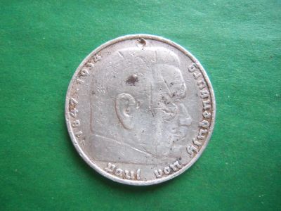 Лот: 21643166. Фото: 1. Германия.Третий Рейх 5 марок 1935... Германия и Австрия