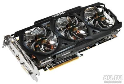 Лот: 8613515. Фото: 1. R9 280X gigabire rev2 oc. Видеокарты