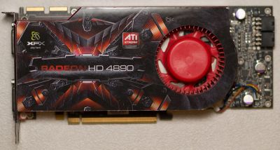Лот: 4828634. Фото: 1. Видеокарта XFX Radeon HD 4890... Видеокарты