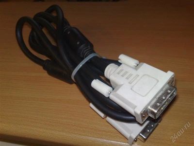 Лот: 4347544. Фото: 1. Кабель DVI-D - DVI-D. Шлейфы, кабели, переходники