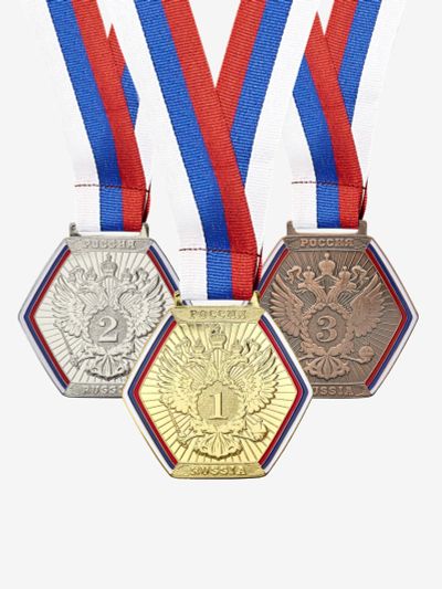 Лот: 25687740. Фото: 1. Два комплекта медалей за 1,2,3... Другое (спортивная одежда)