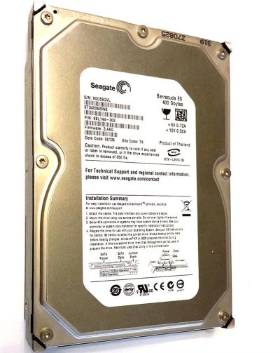 Лот: 3010343. Фото: 1. Жёсткий диск 3.5'' SATA 400Gb... Жёсткие диски (HDD)