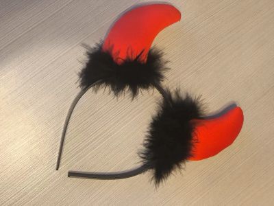 Лот: 25883578. Фото: 1. Ободок с рожками. Аксессуары