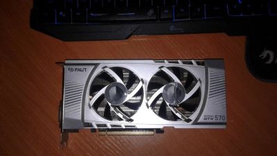 Лот: 10546523. Фото: 1. Видеокарта Geforce GTX 570 PALIT... Видеокарты