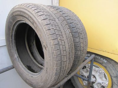 Лот: 19463347. Фото: 1. 2шт. 235-65-17 Dunlop Winter Maxx... Шины
