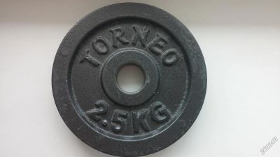 Лот: 5726059. Фото: 1. Блин Torneo 2,5кг. металл. Штанги, блины