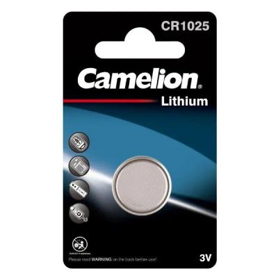 Лот: 24572775. Фото: 1. Батарейка Camelion CR1025-BP1. Батарейки, аккумуляторы, элементы питания