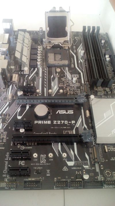 Лот: 14726756. Фото: 1. Asus Prime Z270-P+SSD m.2 Micron... Материнские платы